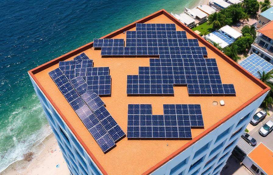 Centrale solaire en toiture